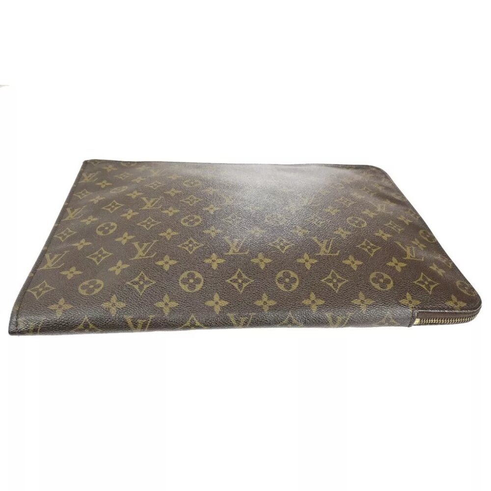 LOUIS VUITTON Poche Documents Business Clutch Bag Monogram - Picture 13 of 13